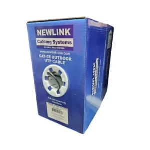 CABLE UTP CAT5E EXTERIOR CMX 4 PARES 24AWG NEGRO – 305M UL