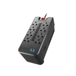 ESTABILIZADOR 8 TOMAS 1200VA/600W C/2USB 220V