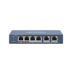 SWITCH NO ADMINIS 4 POE ALL 100M + 2 UP RJ45 GIGABITE - 1° P HI-POE 60W